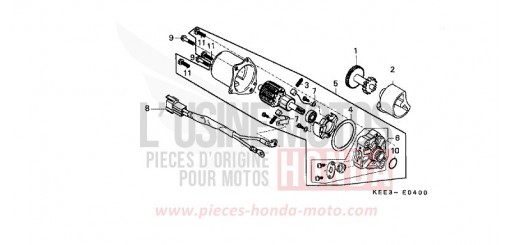 MOTEUR DE DEMARRAGE SJ100V de 1997